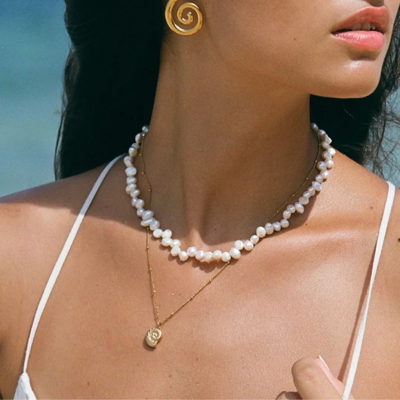 Atolea - Sunseeker Choker - Genuine Freshwater Pearls - New with Dust Bag - Picture 12 of 14